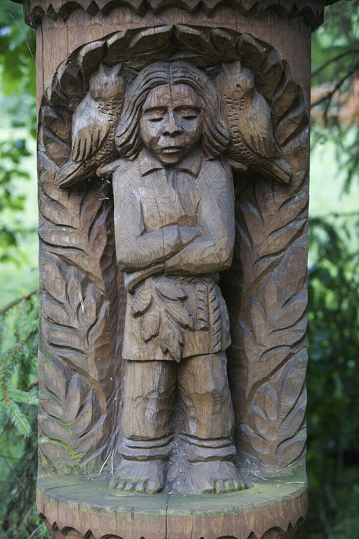Girios Aidas (Echo of the Forest) forest museum, Druskininkai. Lithuania