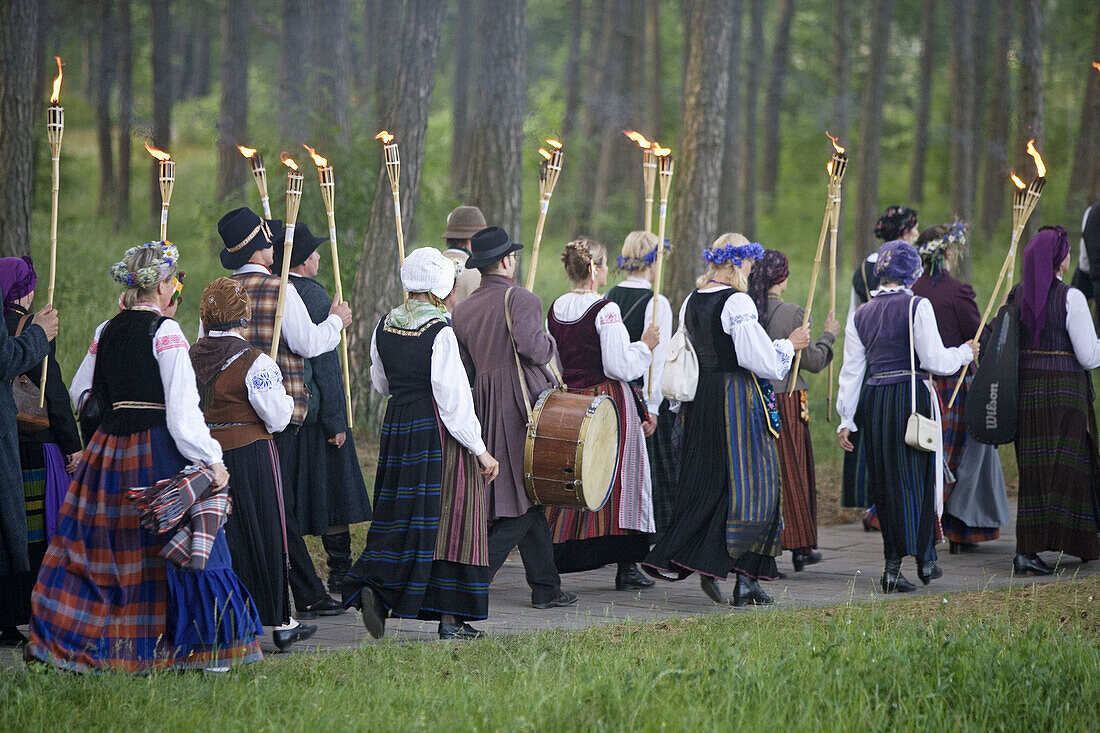 Folklore festival, Nida. Curonian Spit, Lithuania