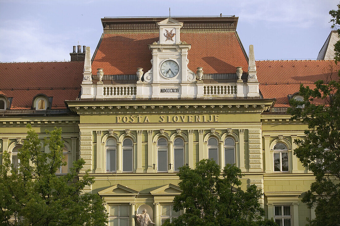 Main Post Office, Art Nouveau Façade. Maribor. Stajerska. Slovenia. 2004.