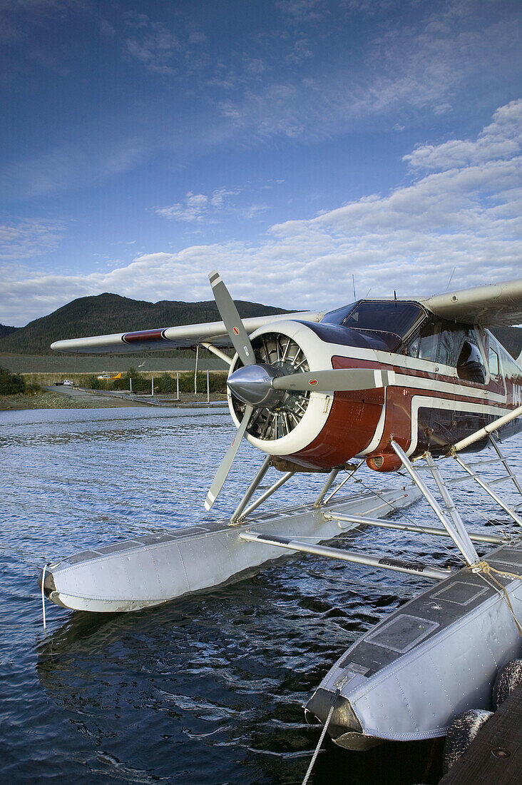 Tongass Narrows. Ketchikan Seaplane Airport. Ketchikan. Southeast Alaska. USA.