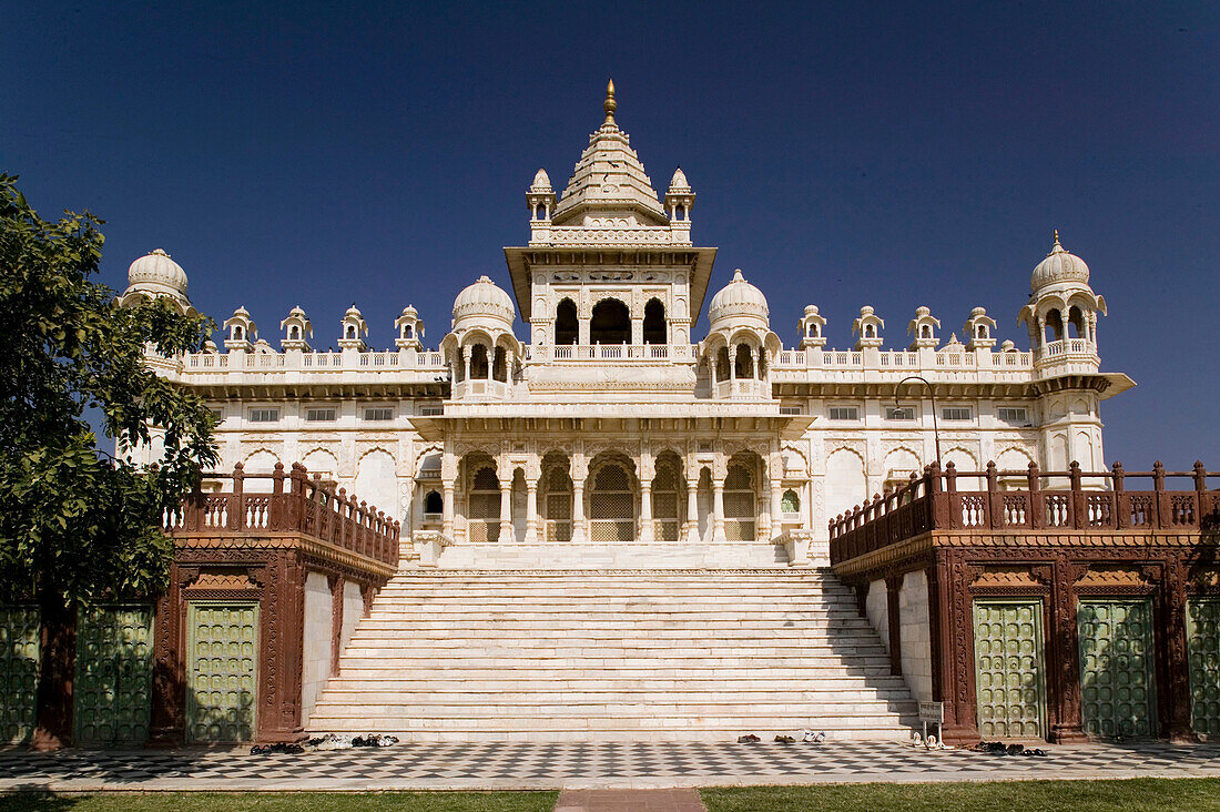 Jaswant Thada. Memorial to Maharajah Jaswant Singh II built 1899. Jodhpur. Rajasthan. India.