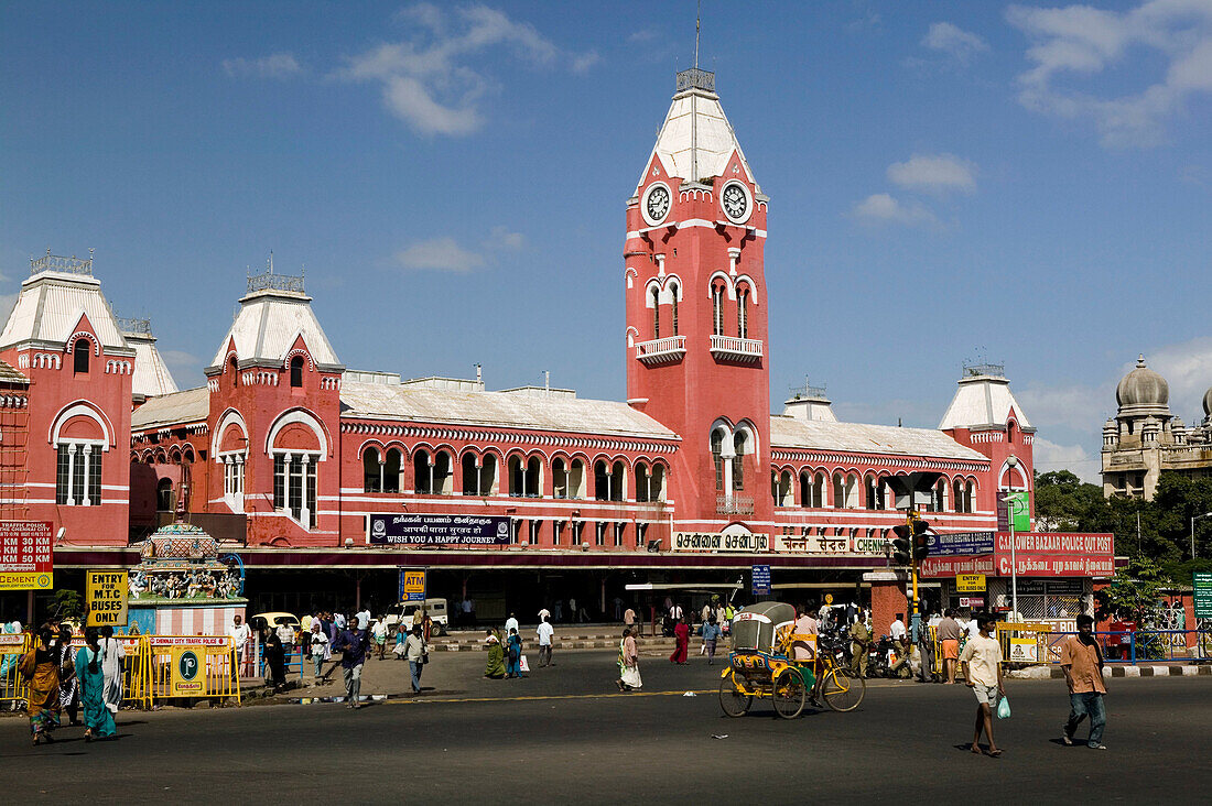 Chennai Central Train Station, Chennai. Tamil Nadu, India (2004)