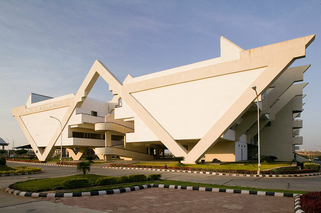 HITEC CITY- Major center of Indian Software Call Centre Industry. National Academy of Construction Buildings. Hyderabad. Andhra Pradesh. India.