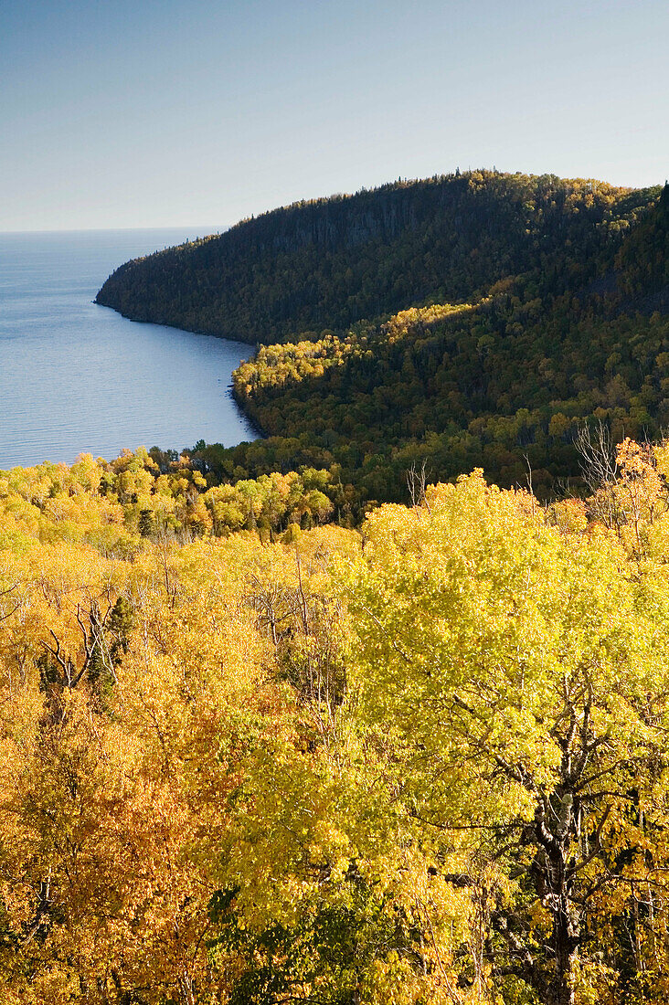 Grand Portage State Park along the US/Canada Border by Lake Superior. Autumn. Grand Portage. Minnesota. USA.