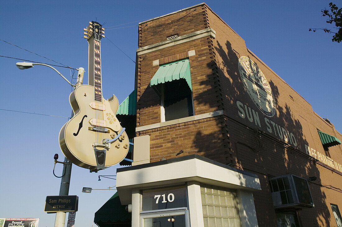 Sun Studios- Site of the first recording of Elvis Presley. Memphis. Tennessee, USA.