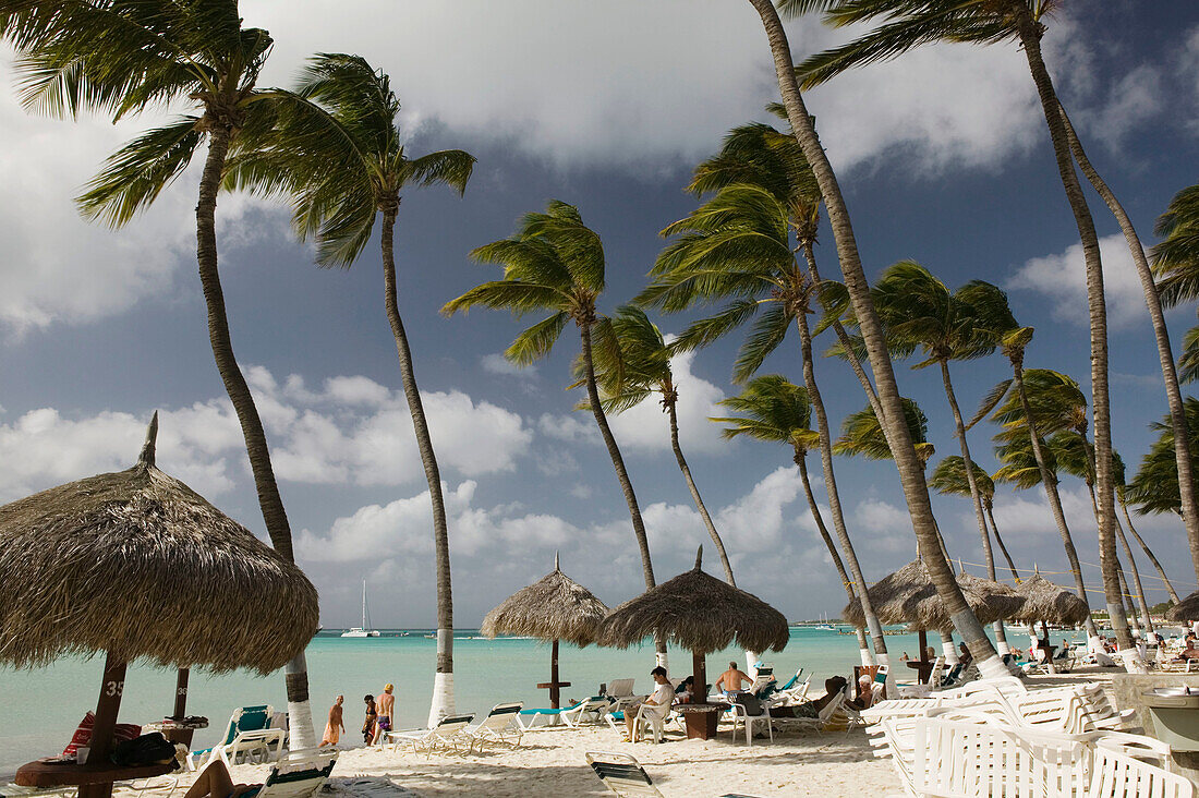 High Rise Resort Area. Palm Beach. Aruba. Dutch Caribbean.