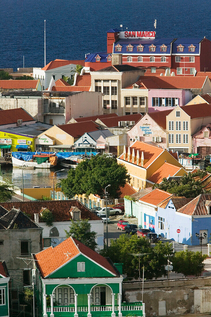 View of Punda. Willemstad. Curaçao. Netherlands Antilles.