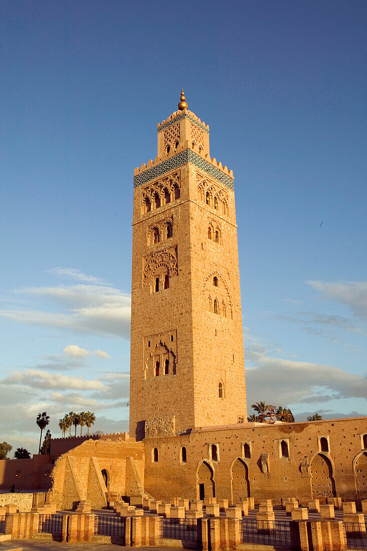 Koutoubia Mosque (b.1199) Sunset. Marrakech. Morocco