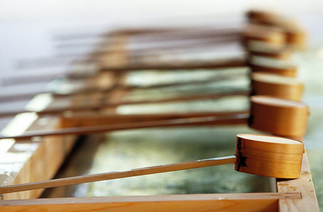 Water ladles. Meiji-Jingu Shrine. Harajuku. Tokyo. Japan