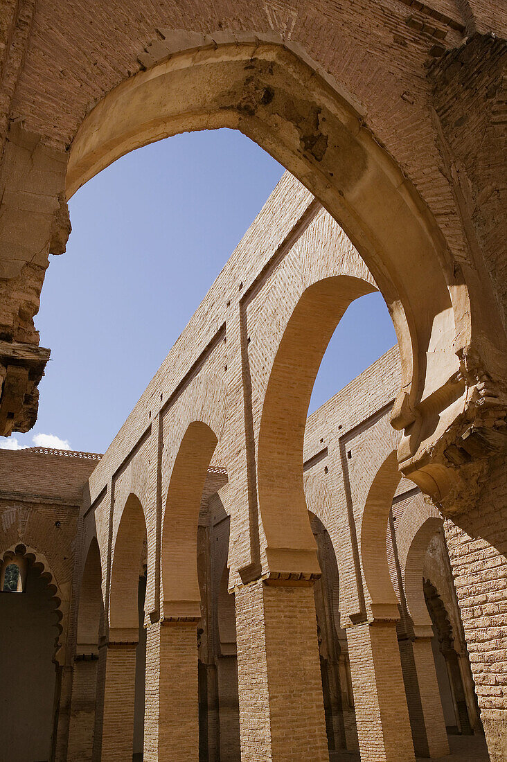 Morocco. Tizi-n-Test pass road. Tin Mal: Tinmal Mosque (b.1153). Exterior
