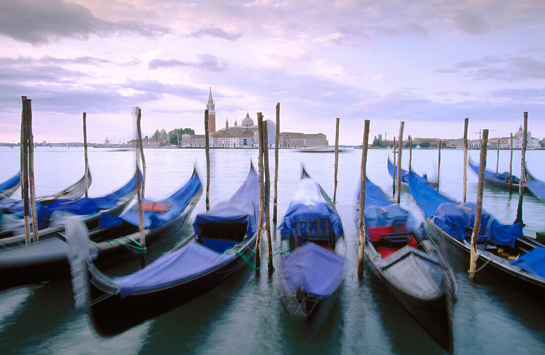 View of Canale di San Marco towards San Giorgio Maggiore. Venice. Italy