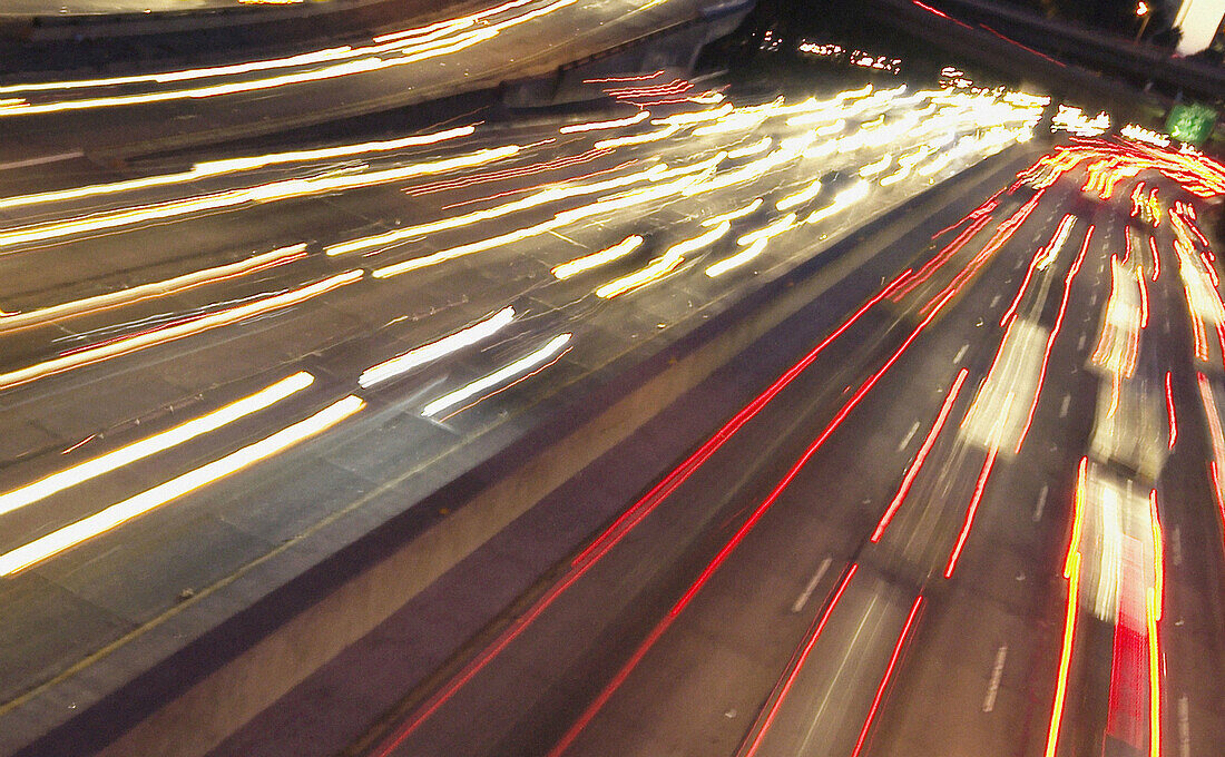 Los Angeles freeway traffic. California. USA