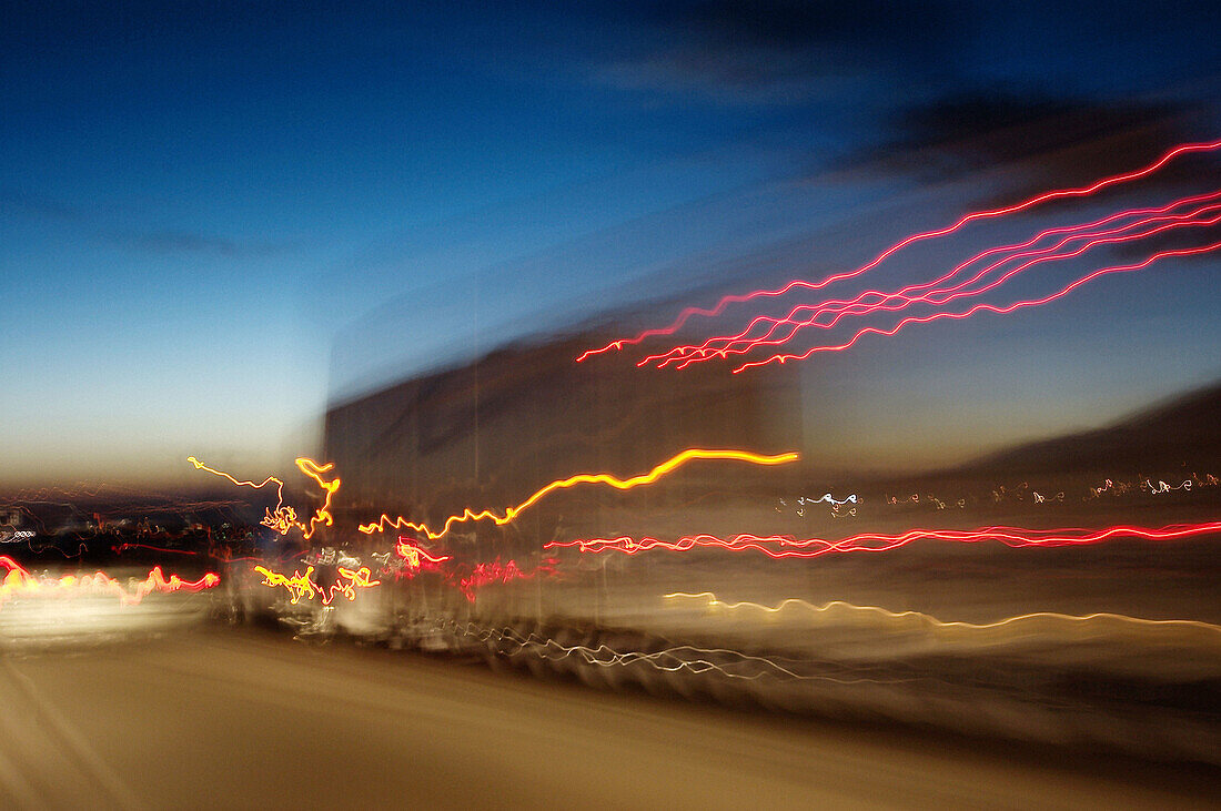 truck at night