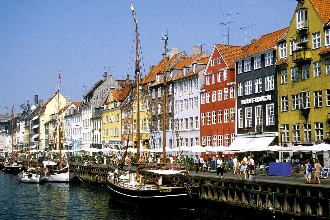 Nyhavn ( New Harbor ). Copenhagen. Denmark