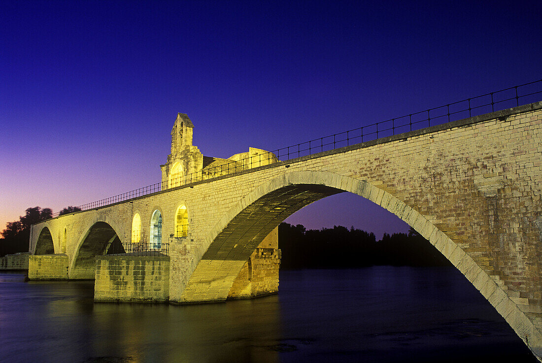 Saint-Bénézet bridge. Avignon. Provence, France