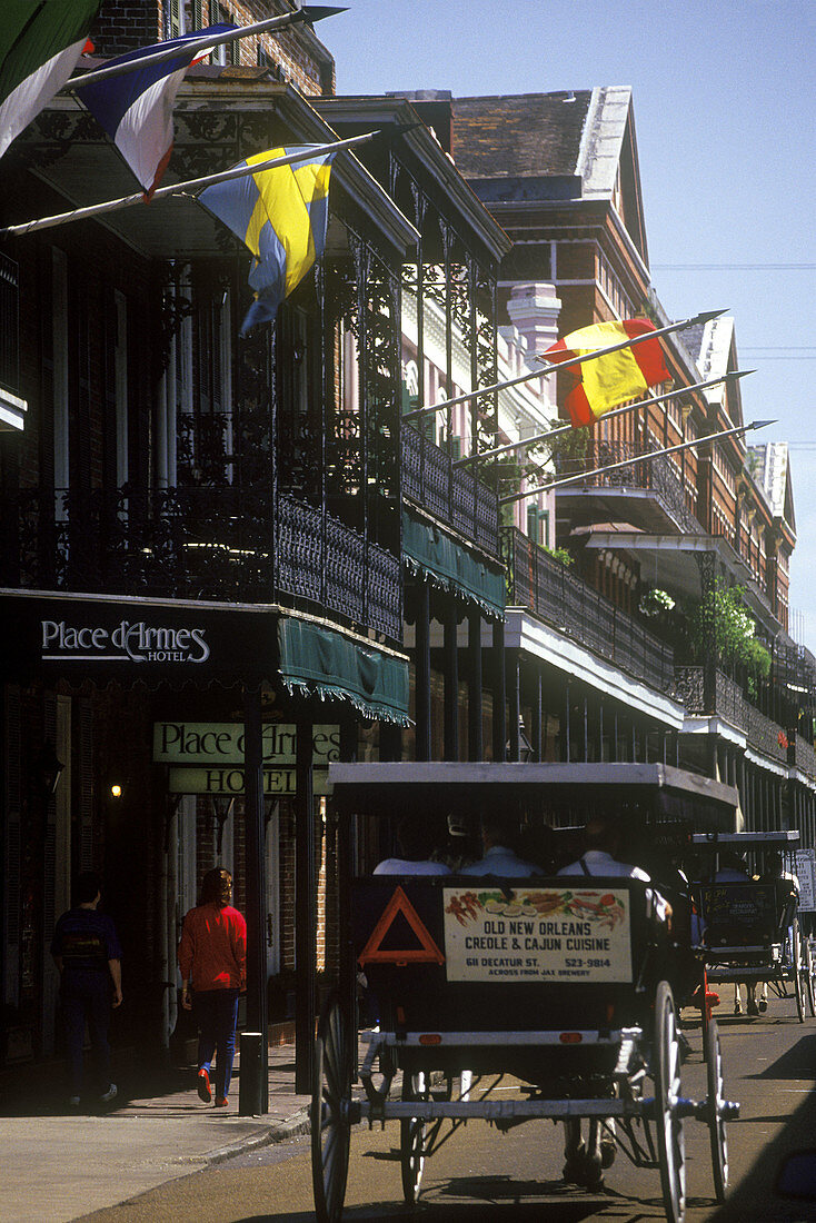 French Quarter, New Orleans. Louisiana, USA