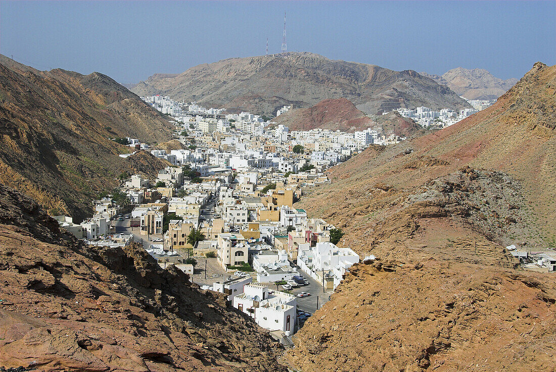 Suburb of Ruwi, on the outskirts of Muscat, Oman