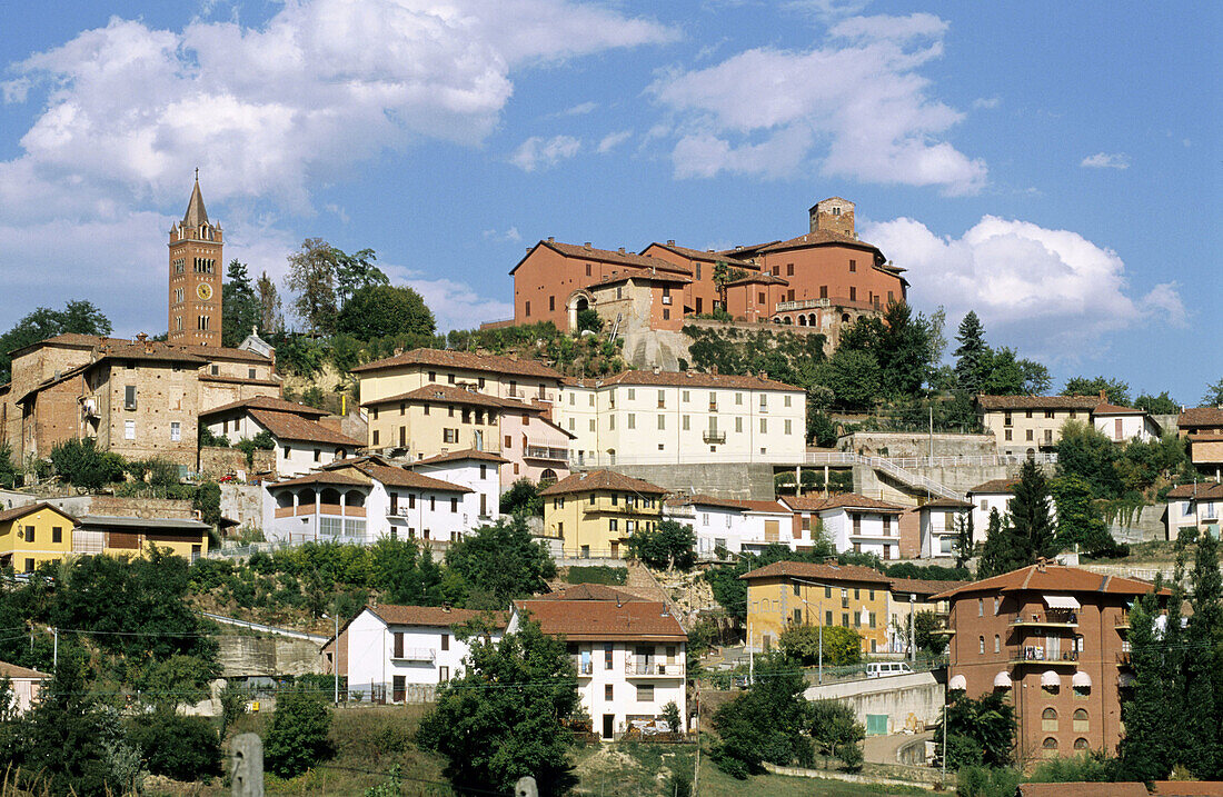 View of Cortazzone. Piedmont. Italy