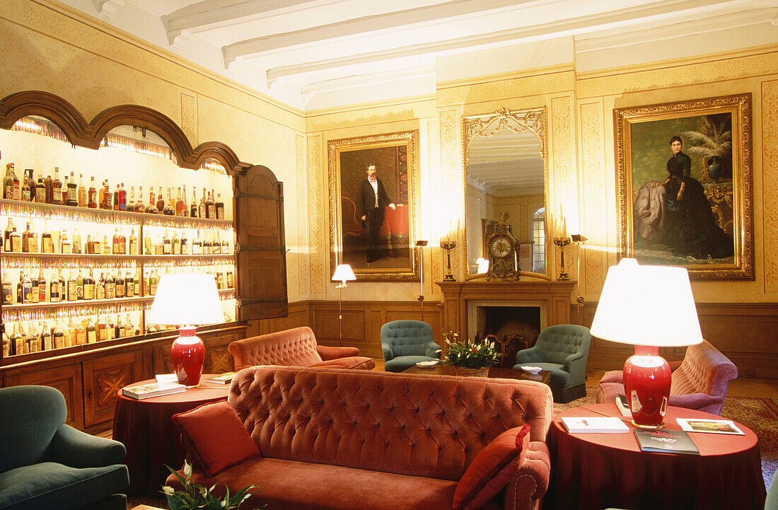 Lounge in the Martini &Rossi museum. Chieri. Piedmont. Italy