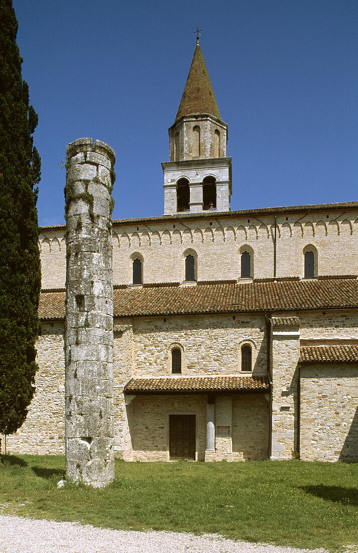 Basilica dating 14th century. Aquileia. Friuli-Venezia Giulia, Italy