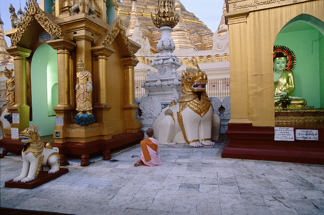 Shwedagon pagoda. Yangoon. Myanmar.