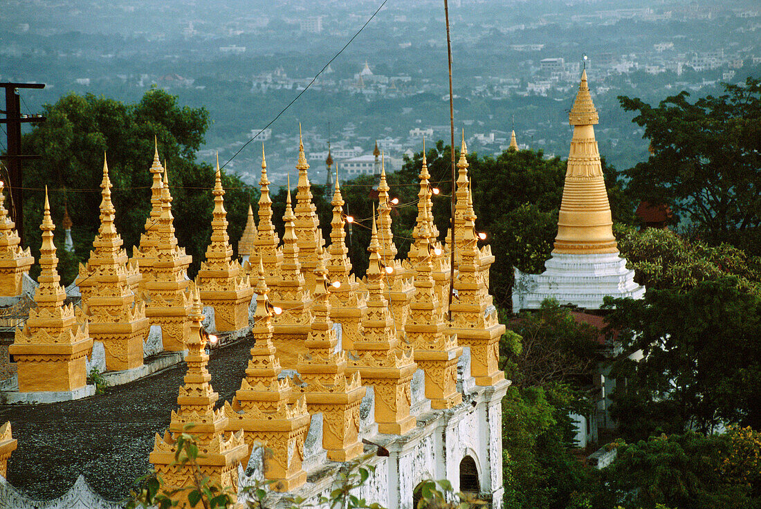 Hill pagoda. Mandalay. Myanmar.