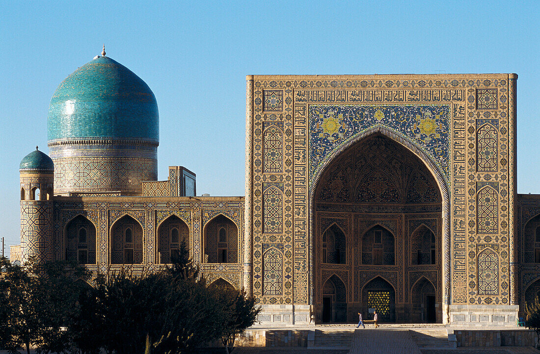 Tilla Kari medressa. Samarkand. Uzbekistan.