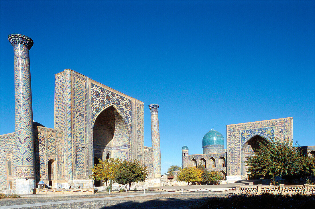 Registan square. Samarkand. Uzbekistan.