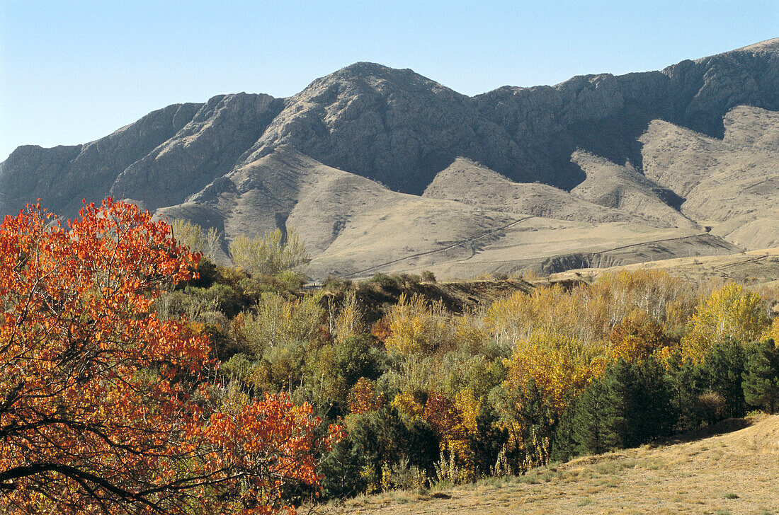 Mounts Aman Koutan Valley. Between Shakhrisabz and Samarkand. Uzbekistan.