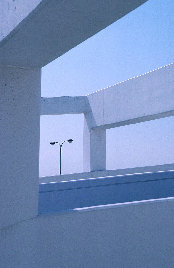 Parking structure detail, Los Angeles, California, USA
