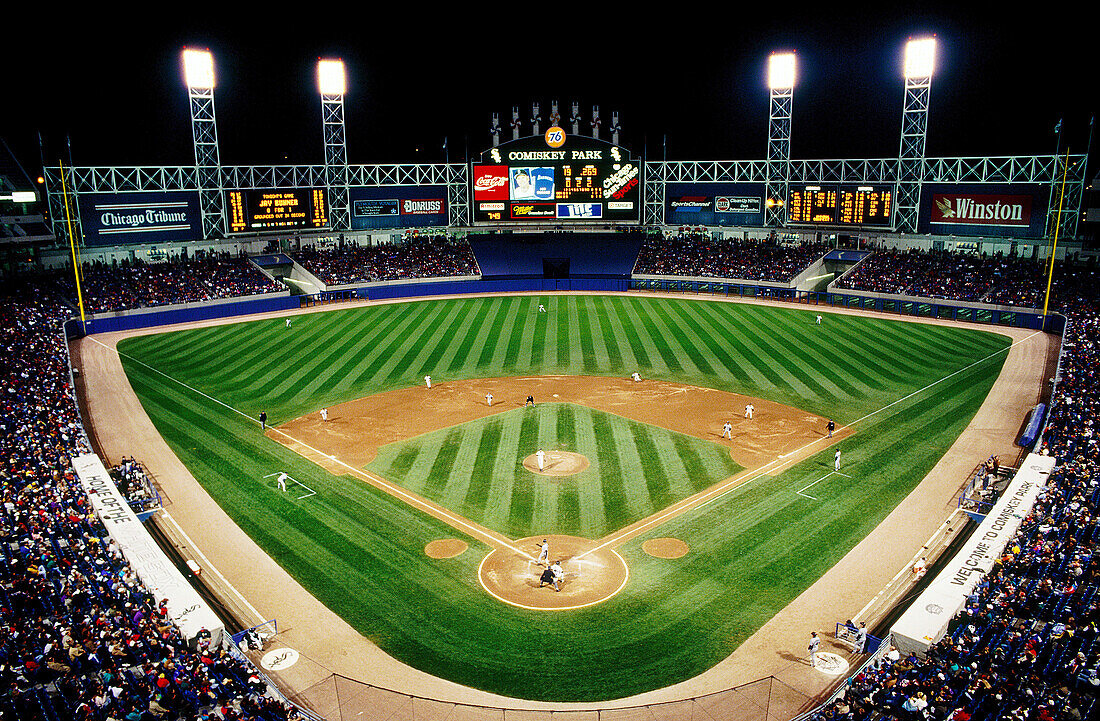U.S. Cellular Field, Chicago White Sox baseball stadium. Chicago. Illinois, USA