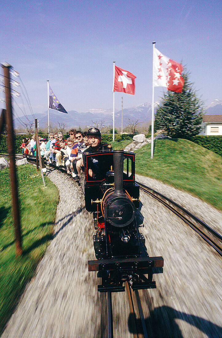 Small Trains Entertainment Park. Vaud. Switzerland