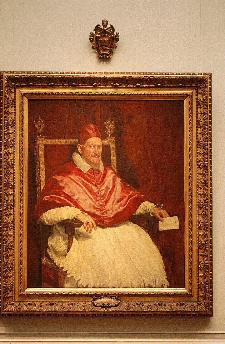 Pope Innocent X, portrait by Spanish painter Diego Velázquez