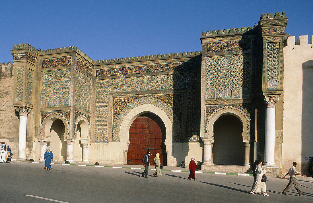Bab el Mansour. Meknès. North Morocco.