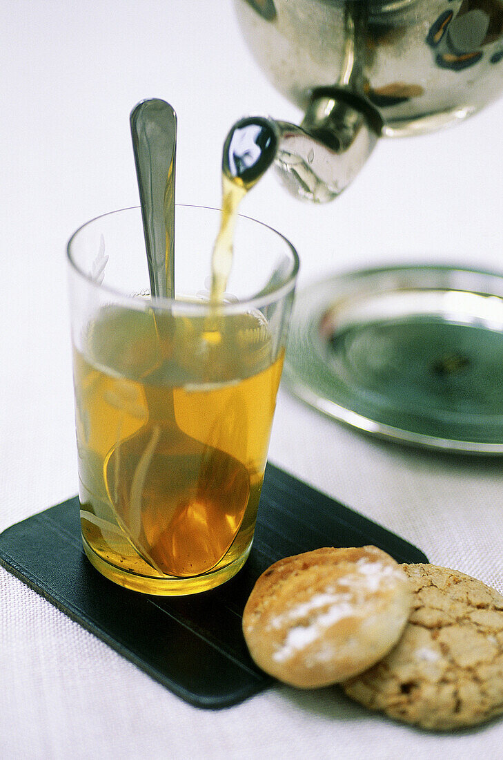 Tea at Riad 72. Marrakech. Morocco.