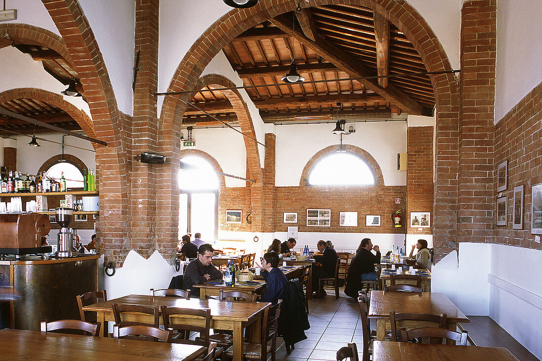 Restaurant Il pescatori . Orbetello, near Grosseto. Tuscany. Italy.