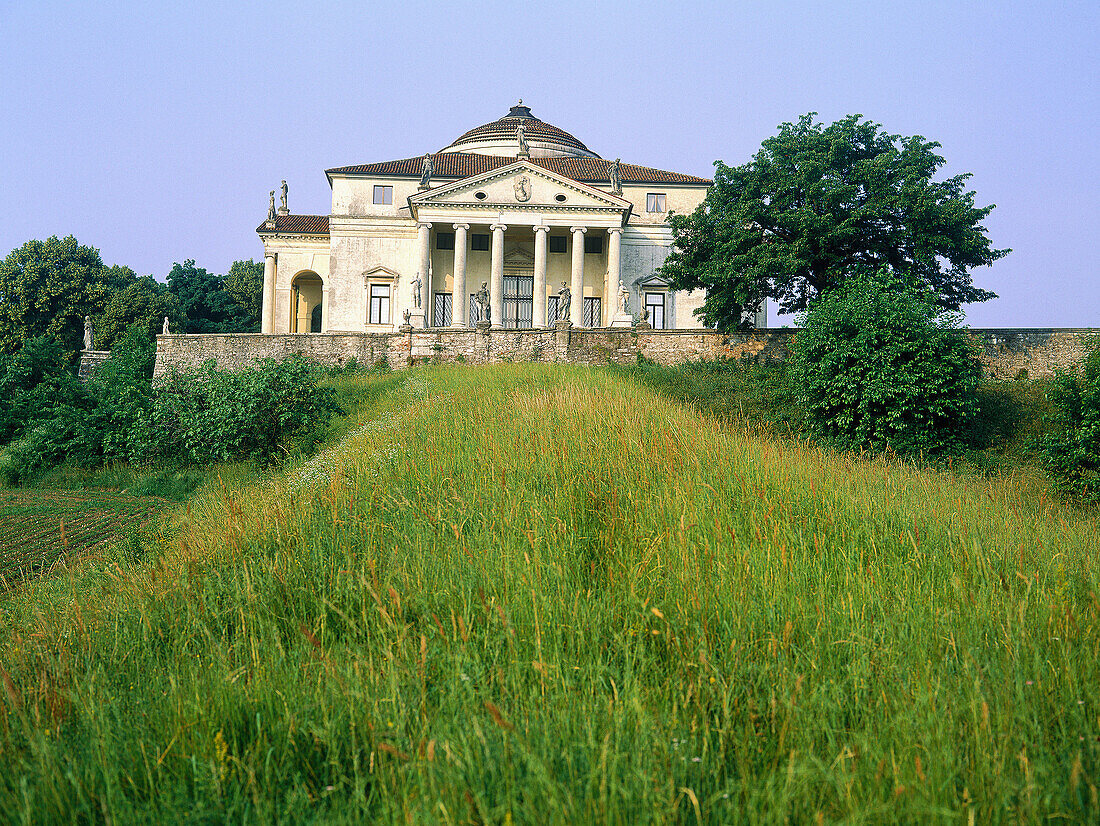 Vicenza Palace, called Rotonda, by architect Palladio. Veneto. Italy.