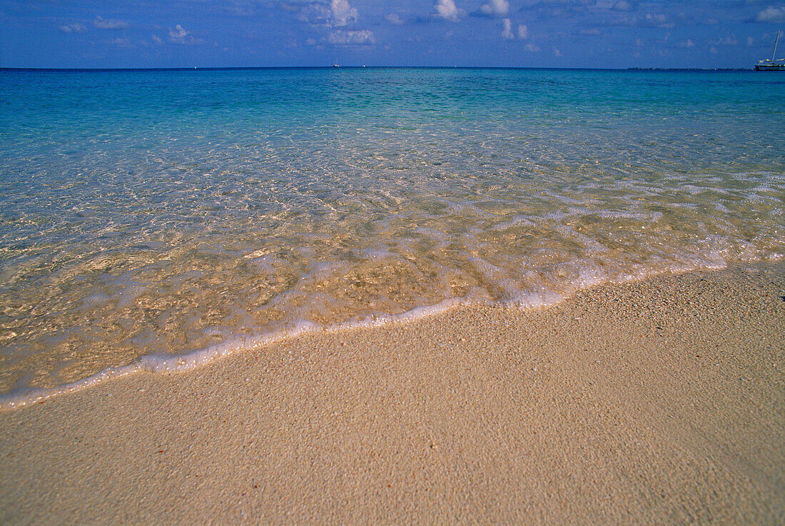 Peaceful beach in the Seychelles