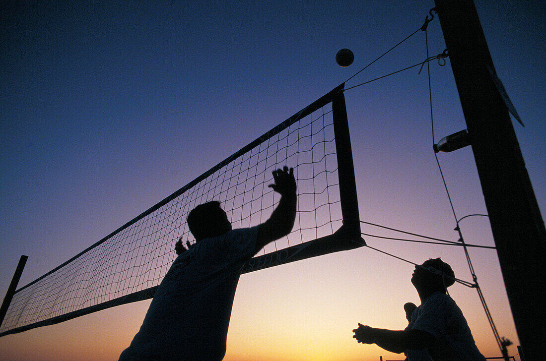 Summer beach volleyball