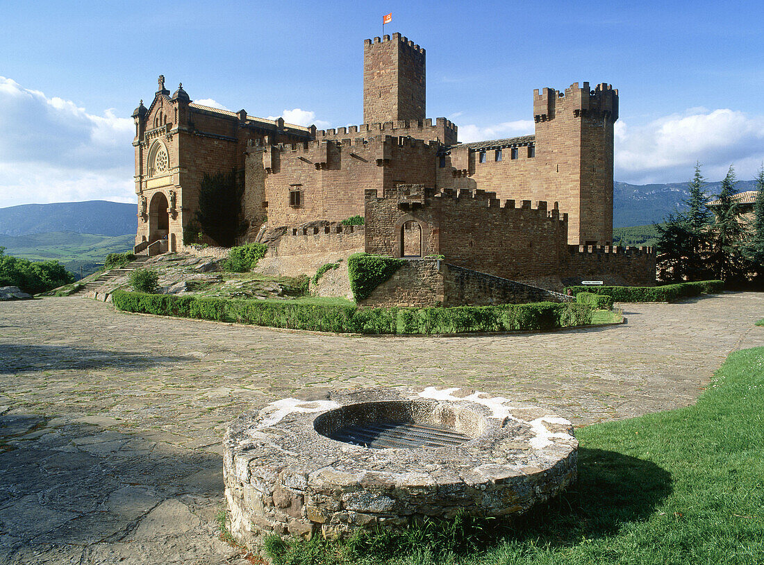 Castillo de Javier. Sierra de Leyre. Navarre. Spain