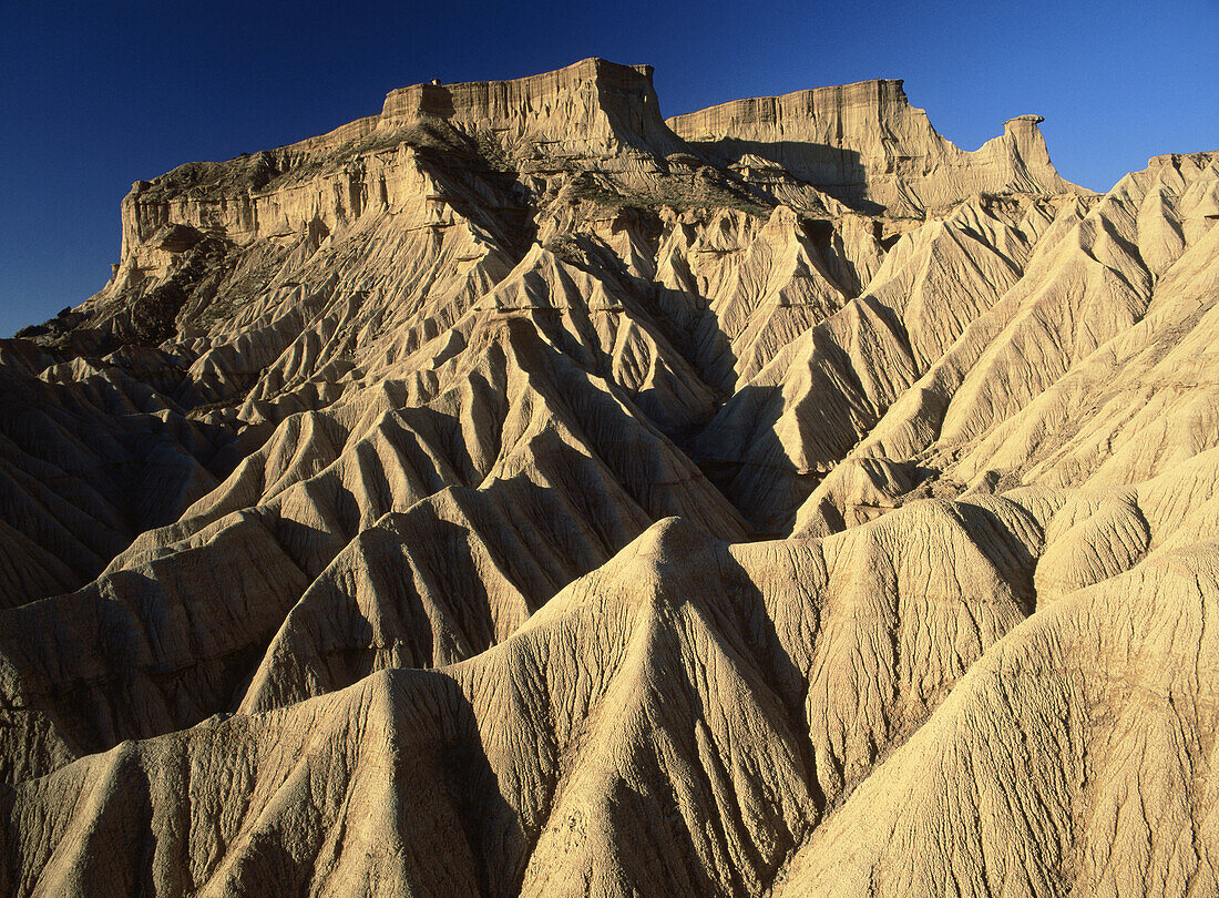 Pisquerra in Bardena Blanca. Bardenas Reales. Navarre. Spain