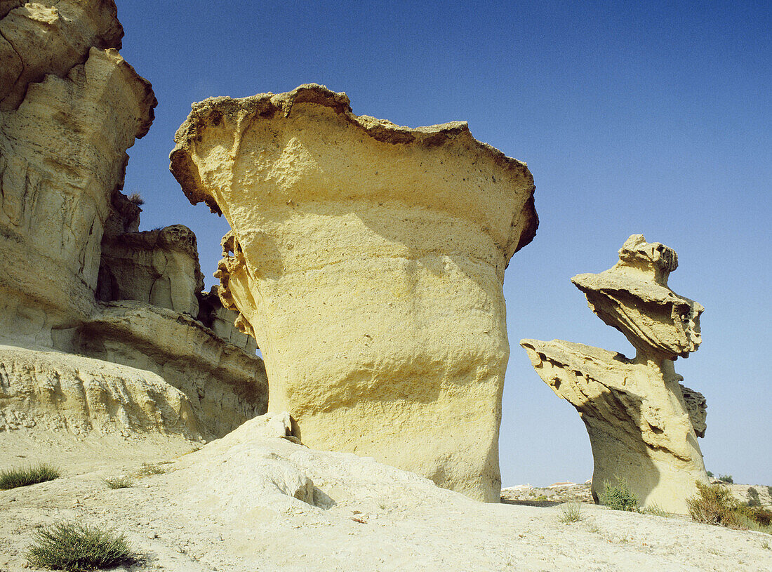 Rock formations. Bolnuevo. Murcia, Spain