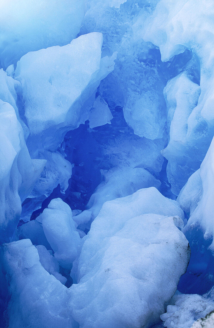 Glacier. Torres del Paine National Park. Chile