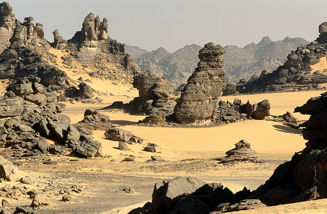 Tadrart Akakus. Sahara desert. Fezzan. Libya