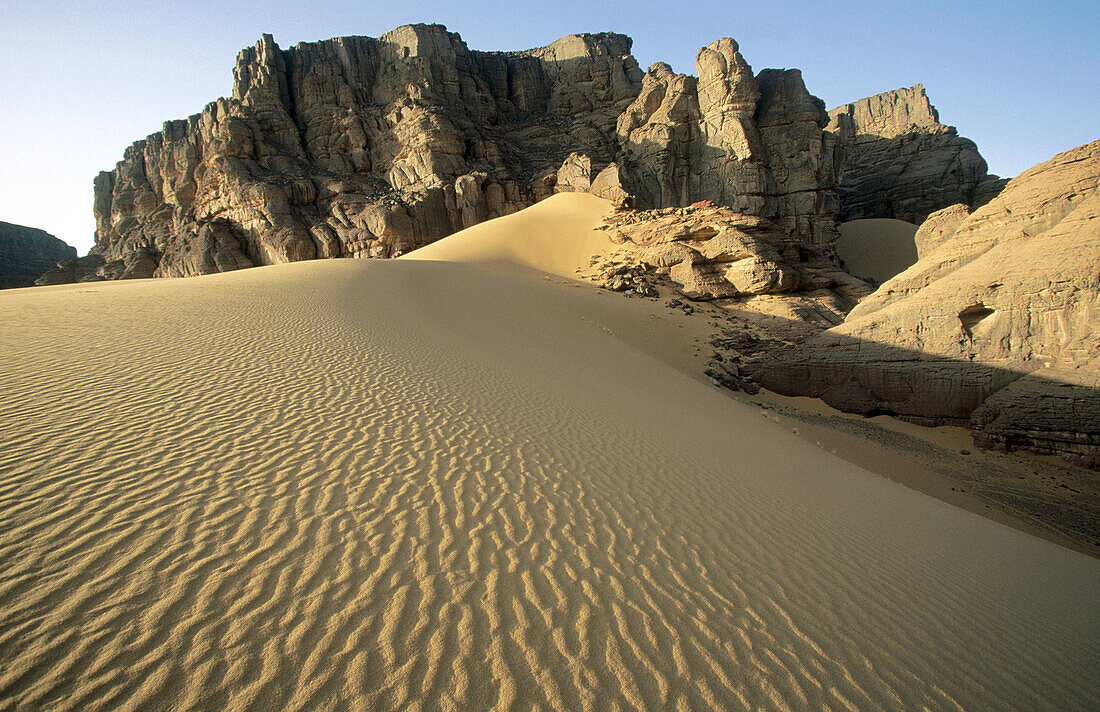 Tadrart Akakus region. Fezzan. Sahara desert. Libya