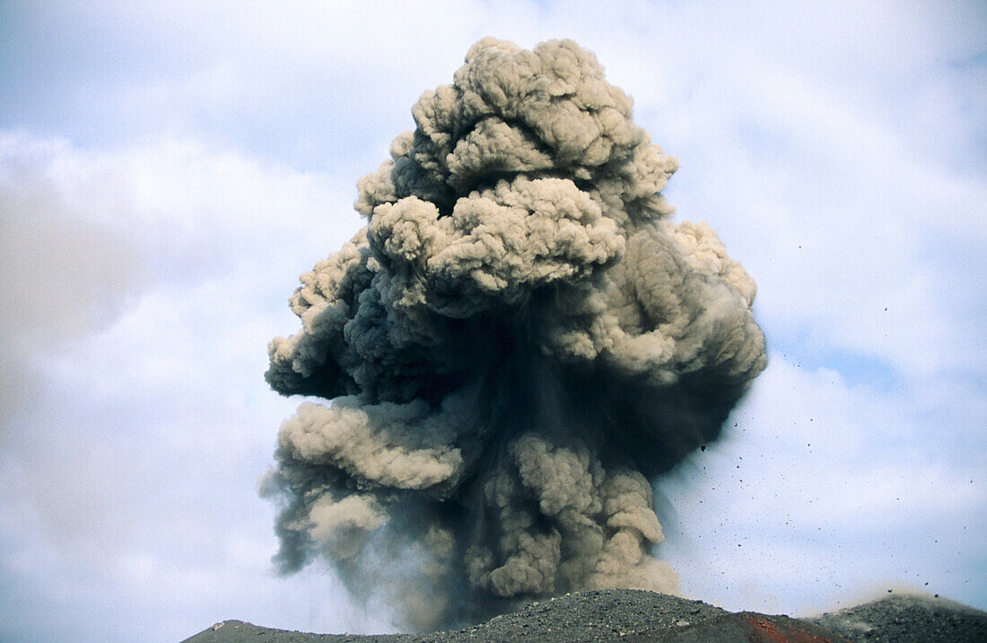 Krakatoa Volcano. Ujung Kulon National Park. Java. Indonesia