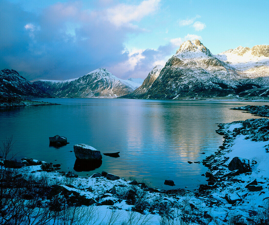 Flakstadoya Island. Lofoten Islands. Norway