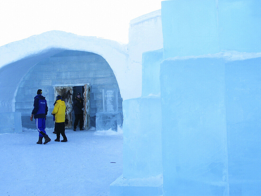 Ice hotel. Jukkasjärvi village, Kiruna. Sweden