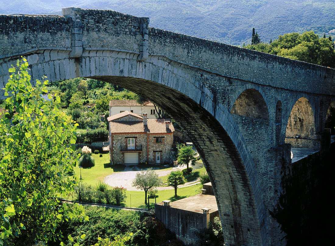 Pont du Diable. Ceret. Pyrenees-Orientales. Languedoc-Roussillon. France