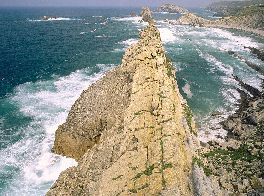 Arnia and Covachos Coast in Cantabria, Spain